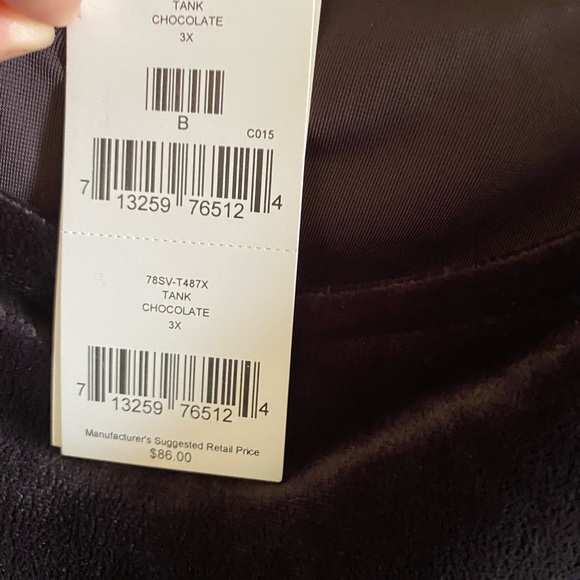 NWT Eileen Fisher Velvet Tank - Picture 5 of 5